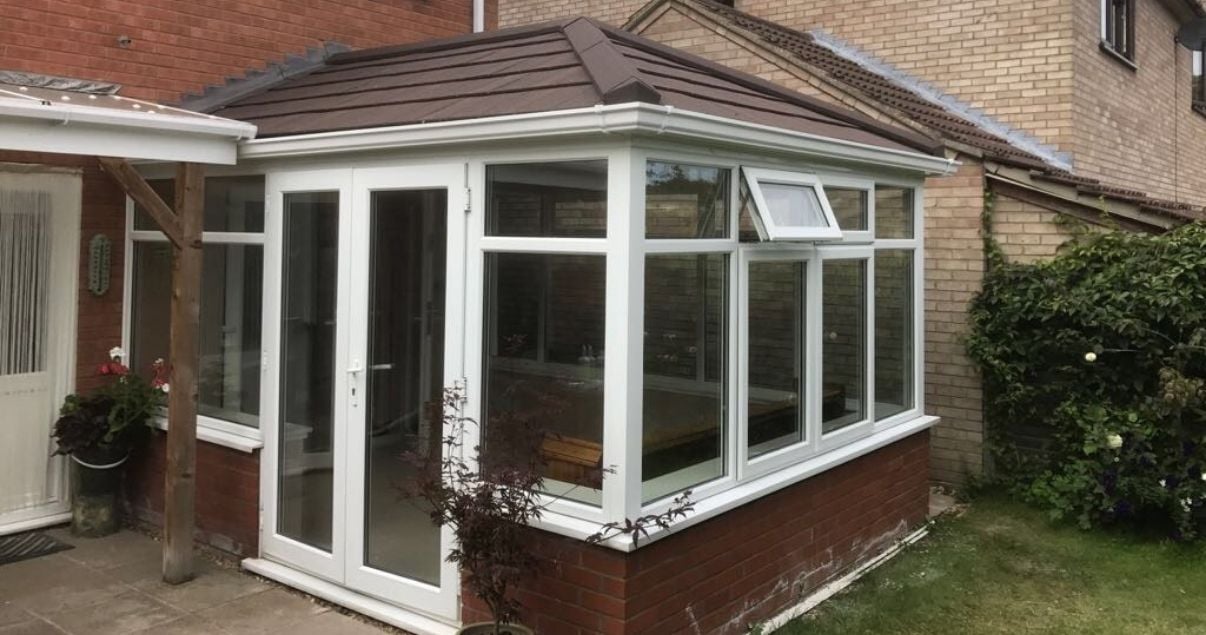 Victorian Edwardian conservatory roof replacement with a guardian roof